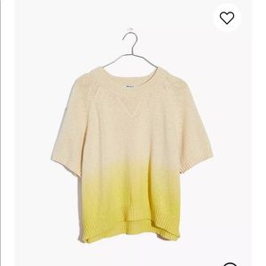 Madewell short sleeve cotton top. NWT